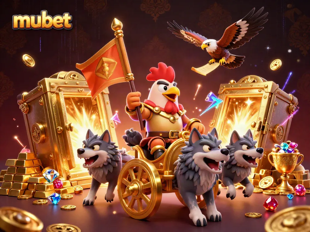 Experience thrilling action with mubet's cartoon-themed casino adventure, featuring gold-rich illustrations.