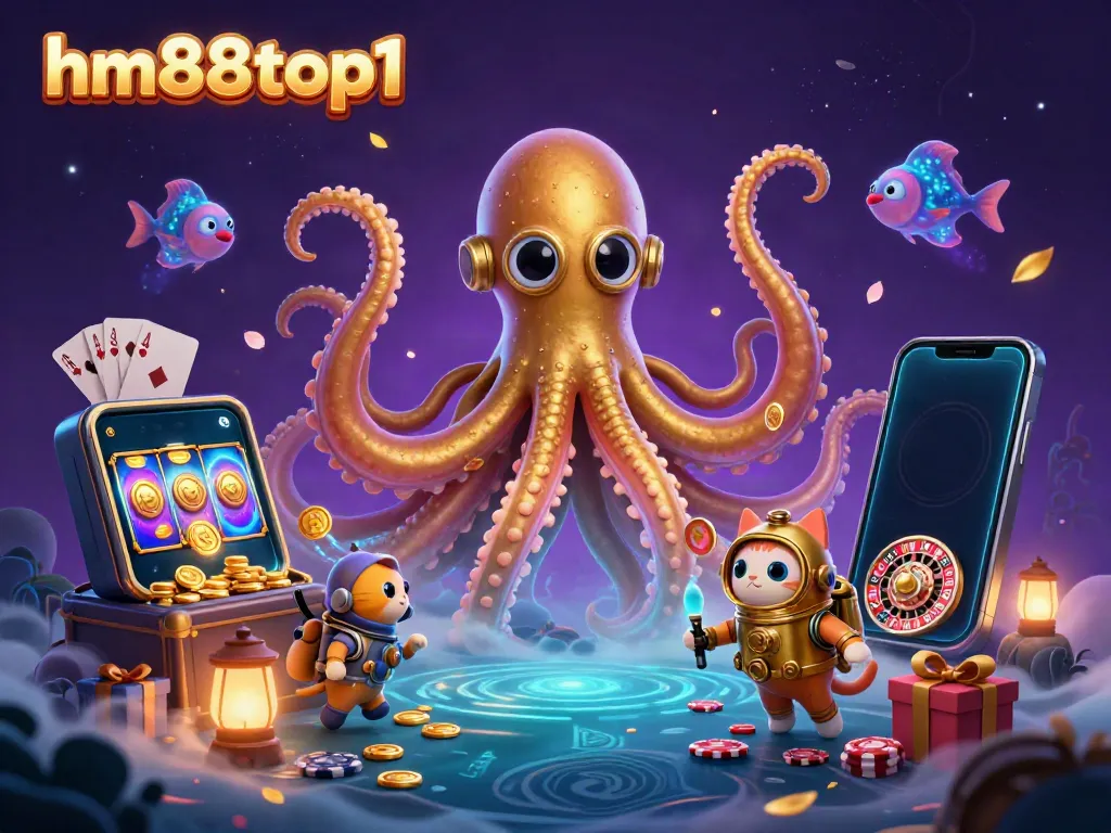 Engage with the vibrant world of hm88top1, featuring dynamic characters and casino elements.