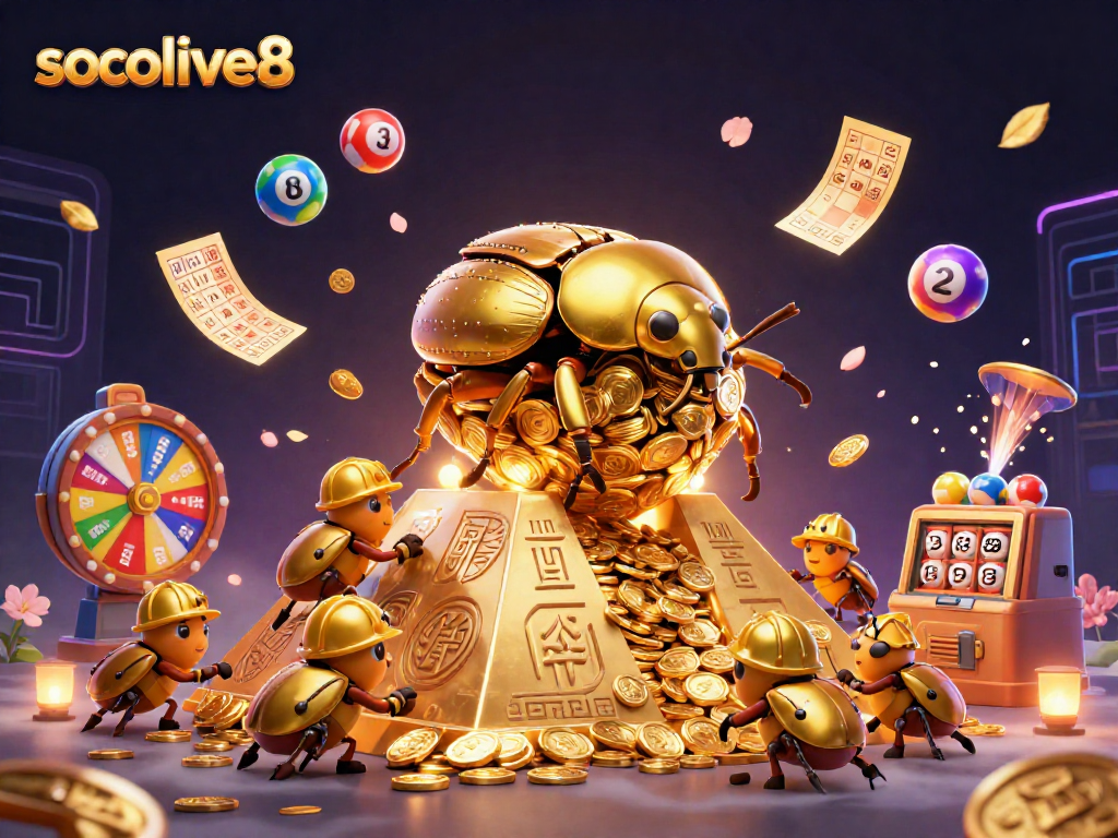 Experience the excitement of socolive8 with dynamic lottery elements and vibrant casino visuals.