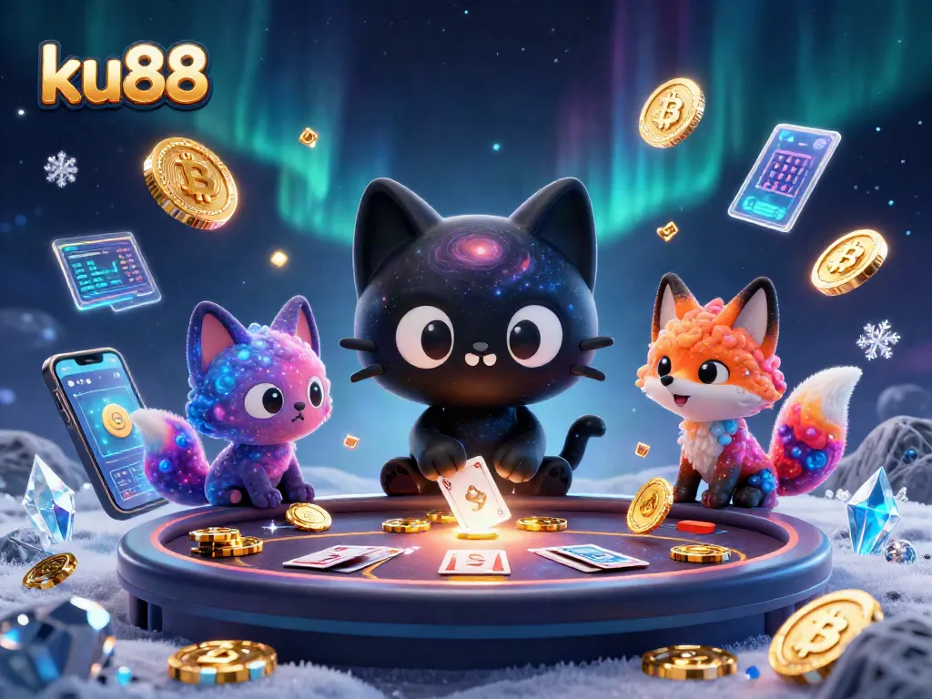 Engage in thrilling gameplay with ku88, featuring a cosmic casino scene full of vibrant elements.